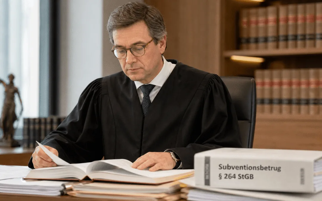 Symbolbild Justiz — Richter, Waage und Strafverteidigung