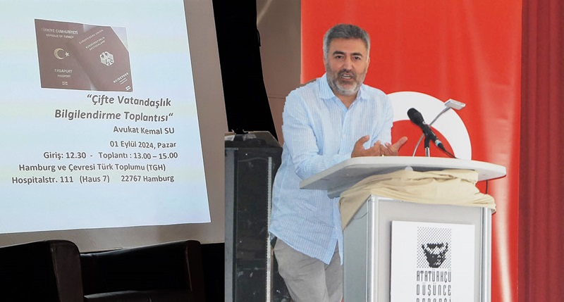 Pressebild: Av. Kemal Su, tek tek sıraladı: Nasıl çifte vatandaş olabiliriz?